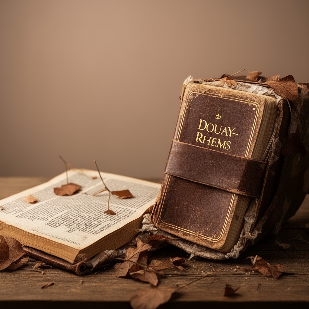 AI-generated illustration of Douay–Rheims Bible