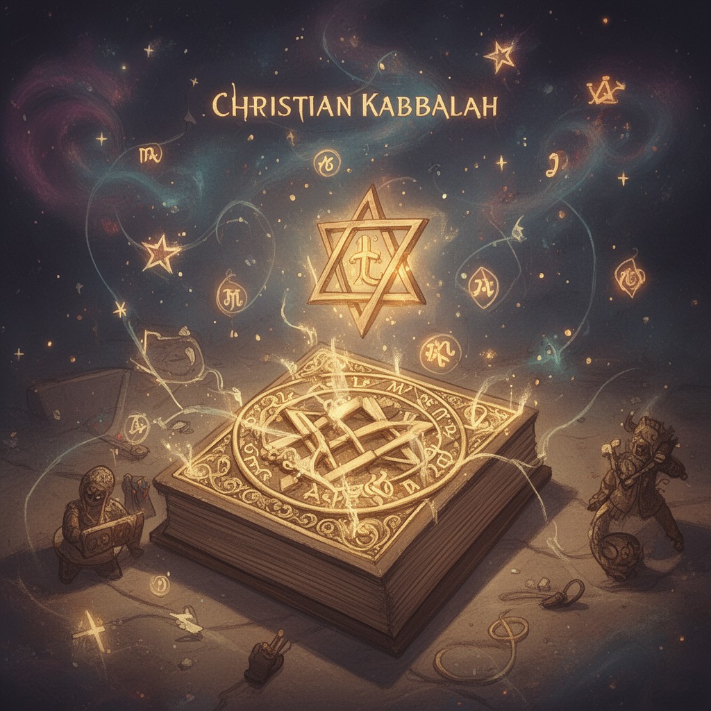 AI-generated illustration of Christian Kabbalah