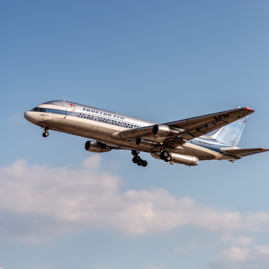 AI-generated illustration of Boeing 707