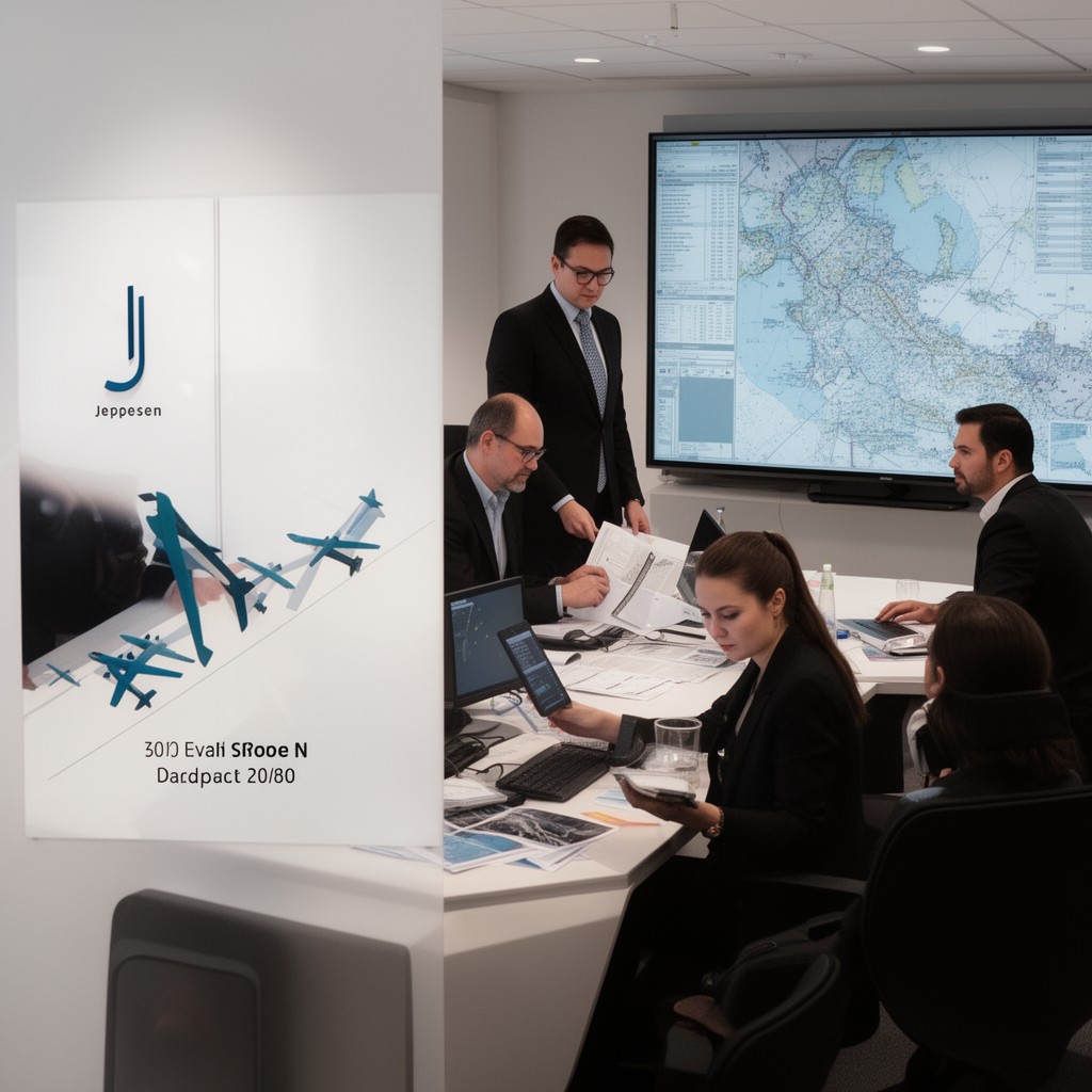 AI-generated illustration of Jeppesen