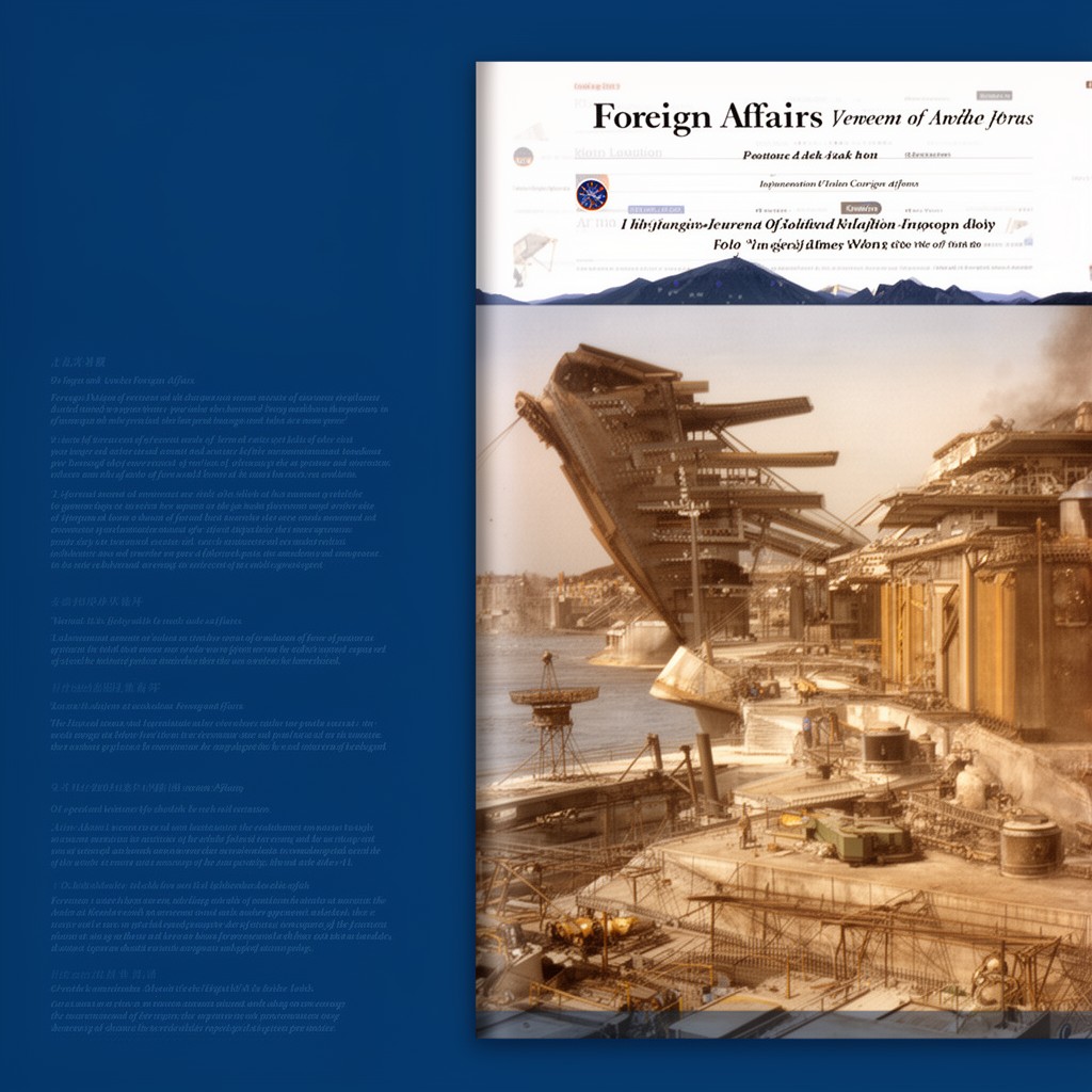 AI-generated illustration of Foreign Affairs