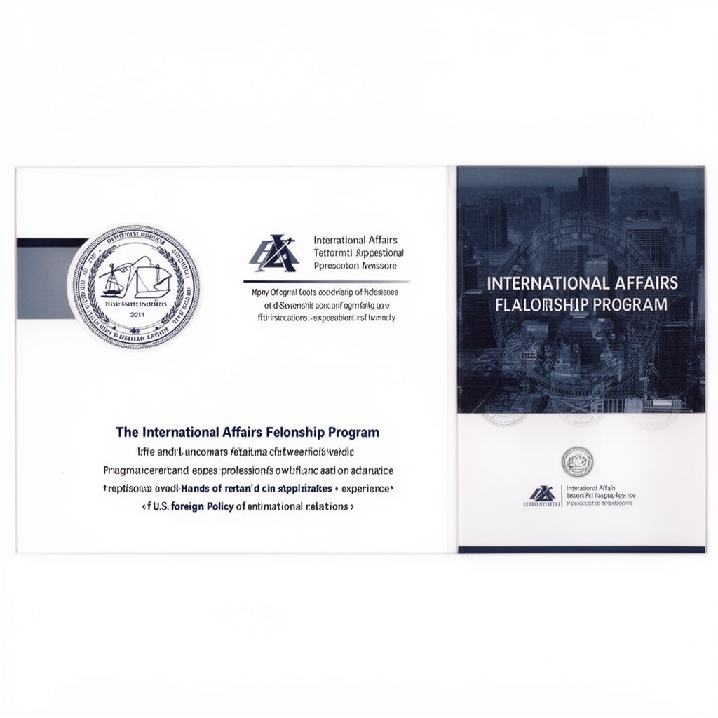 AI-generated illustration of International Affairs Fellowship Program