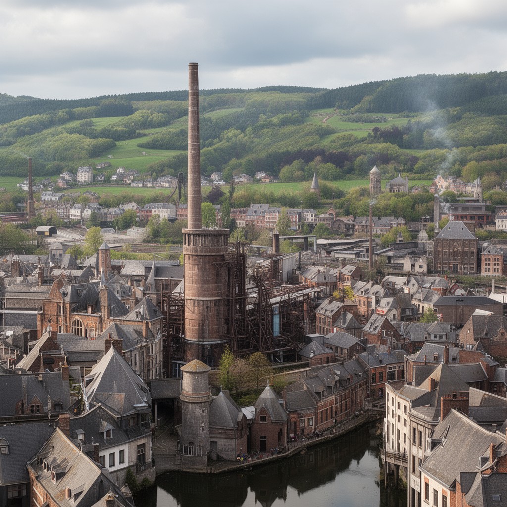 AI-generated illustration of Wallonia