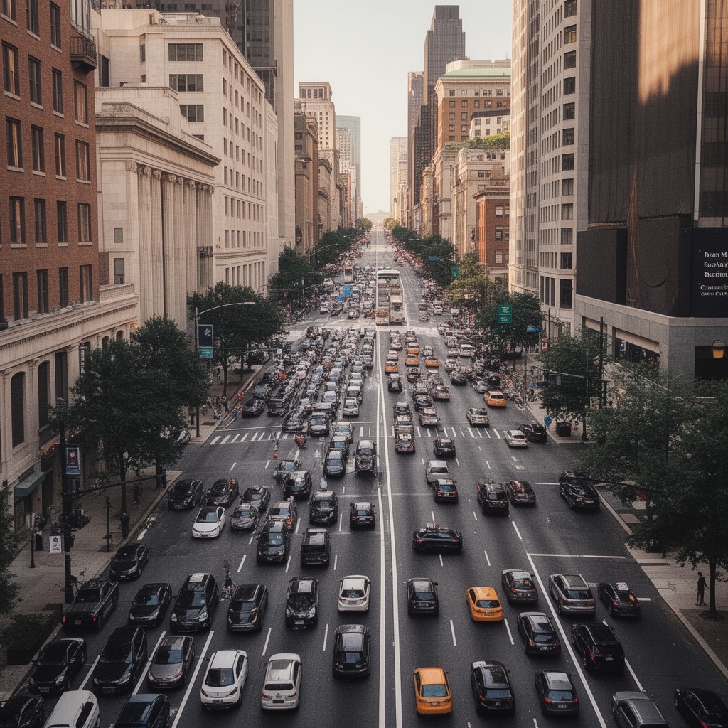 AI-generated illustration of Connecticut Avenue NW