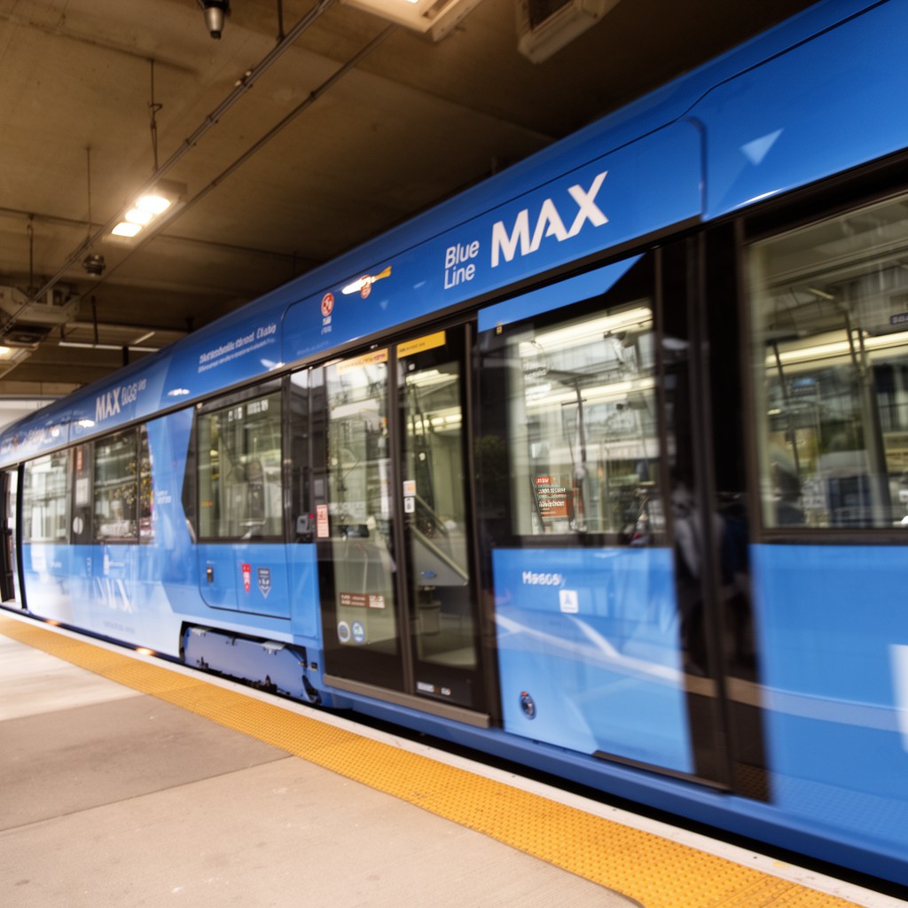 AI-generated illustration of MAX Blue Line