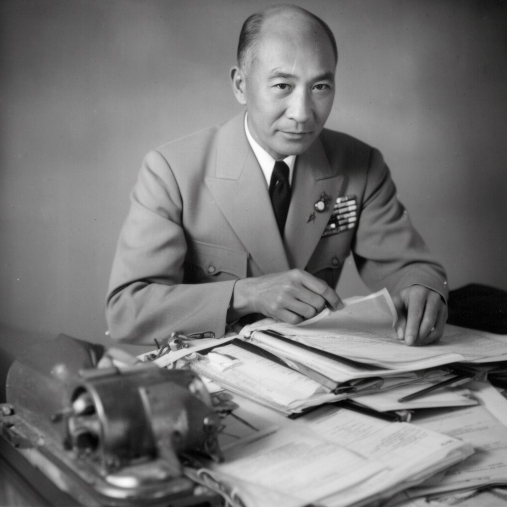 AI-generated illustration of Soemu Toyoda