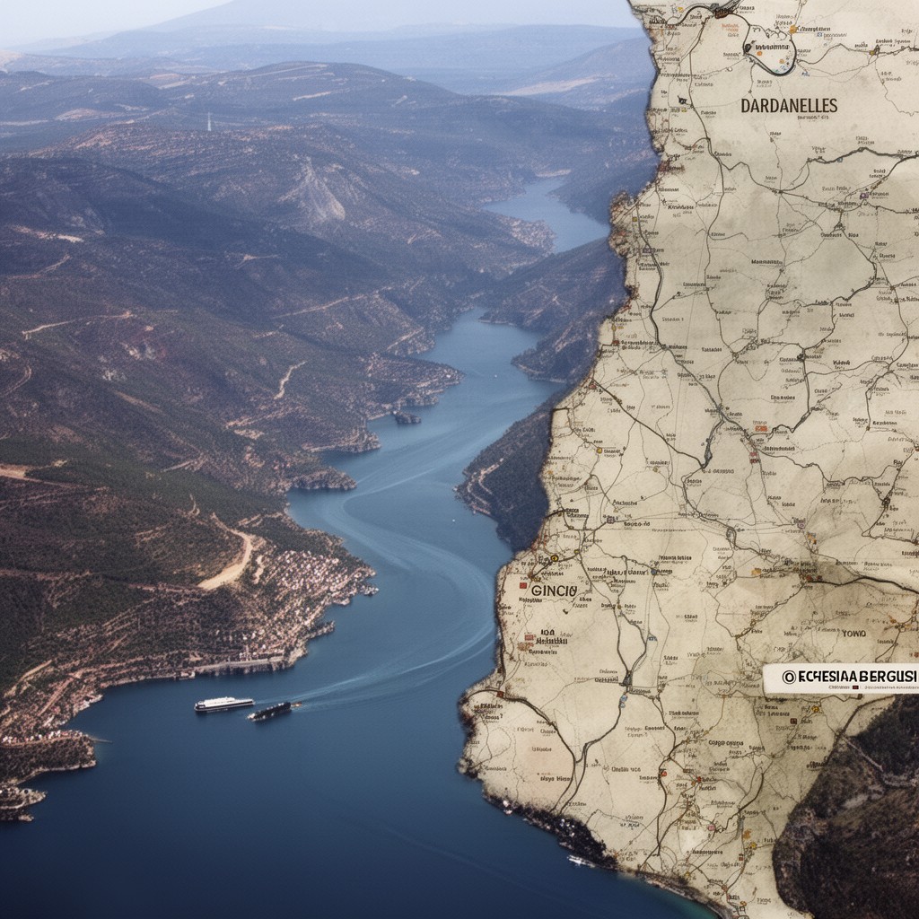 AI-generated illustration of Dardanelles