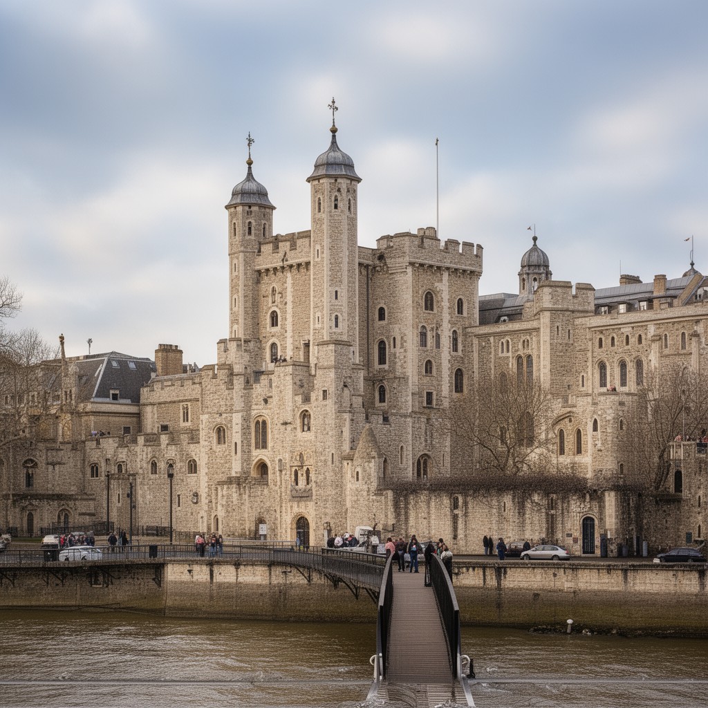 AI-generated illustration of Tower of London