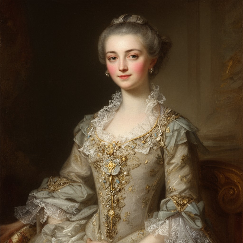 AI-generated illustration of Caroline of Ansbach