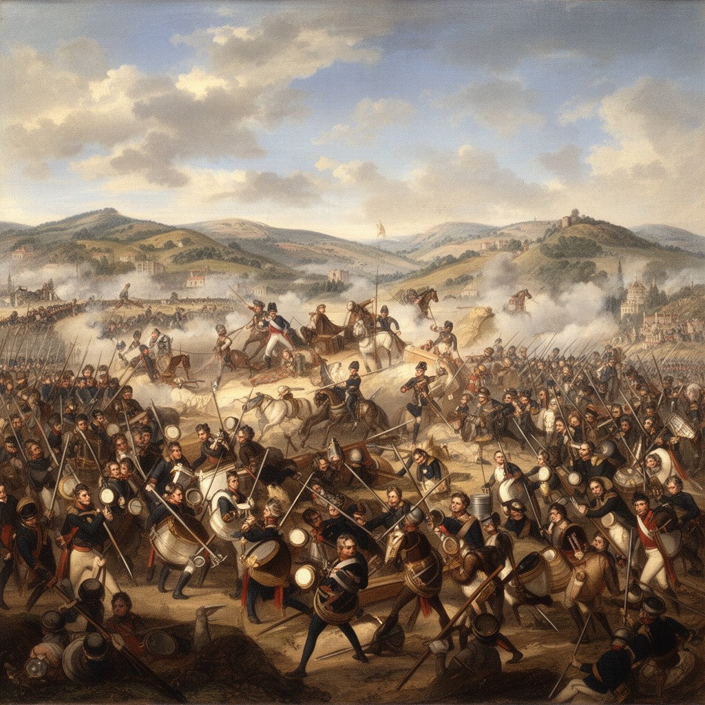 AI-generated illustration of Battle of Rivoli