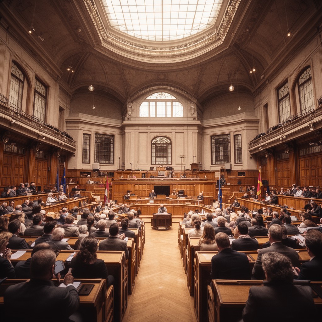 AI-generated illustration of Chamber of Deputies