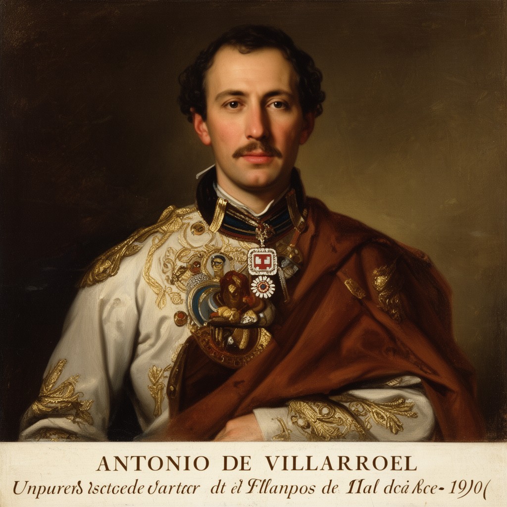 AI-generated illustration of Antonio de Villarroel