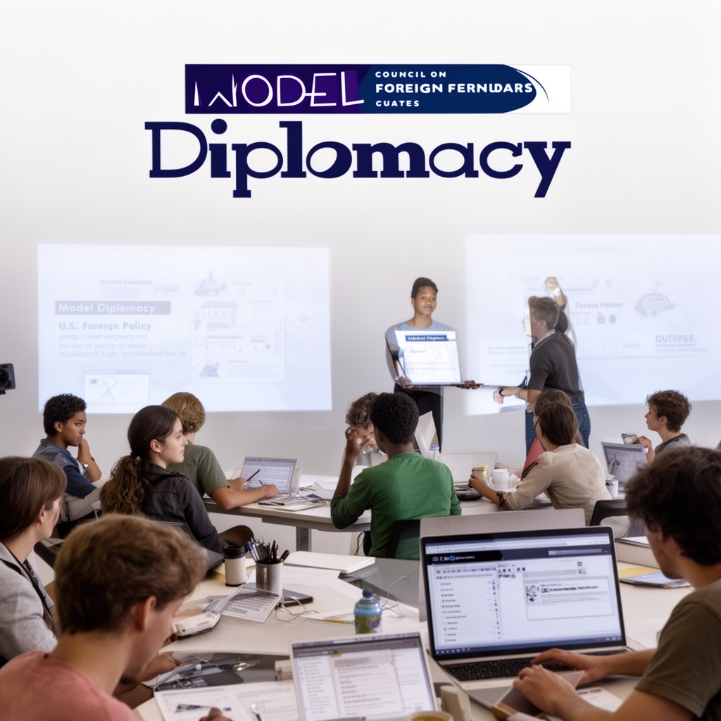 AI-generated illustration of Model Diplomacy