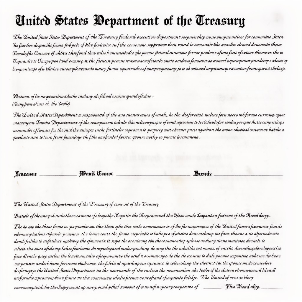 AI-generated illustration of United States Department of the Treasury
