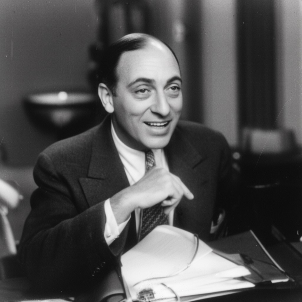 AI-generated illustration of Cole Porter