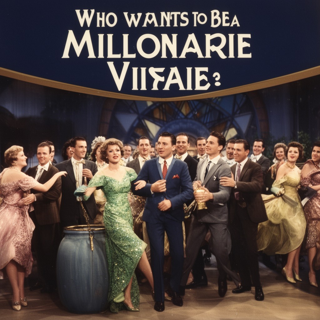 AI-generated illustration of Who Wants to Be a Millionaire?