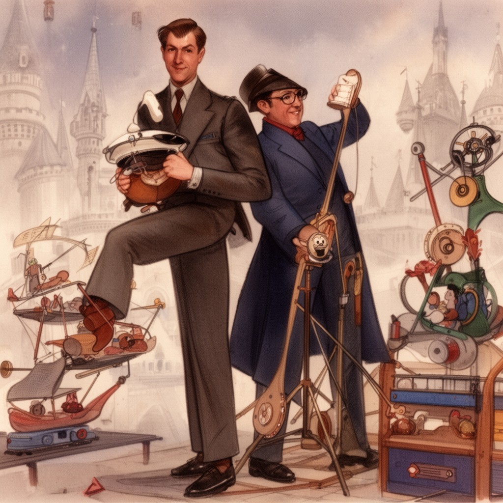 AI-generated illustration of Sherman Brothers