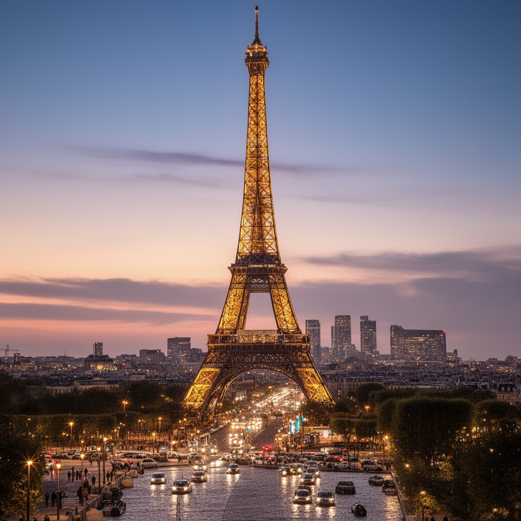 AI-generated illustration of City of Light