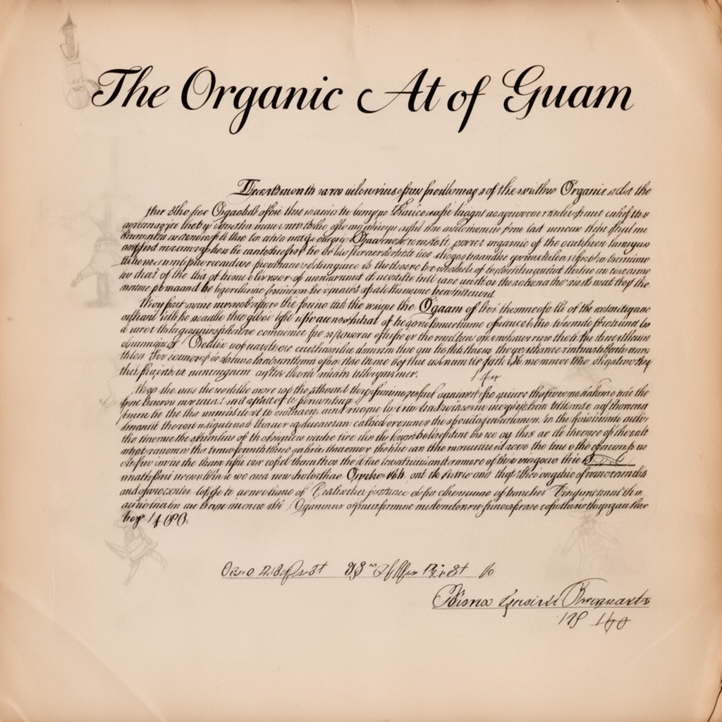 AI-generated illustration of Organic Act of Guam