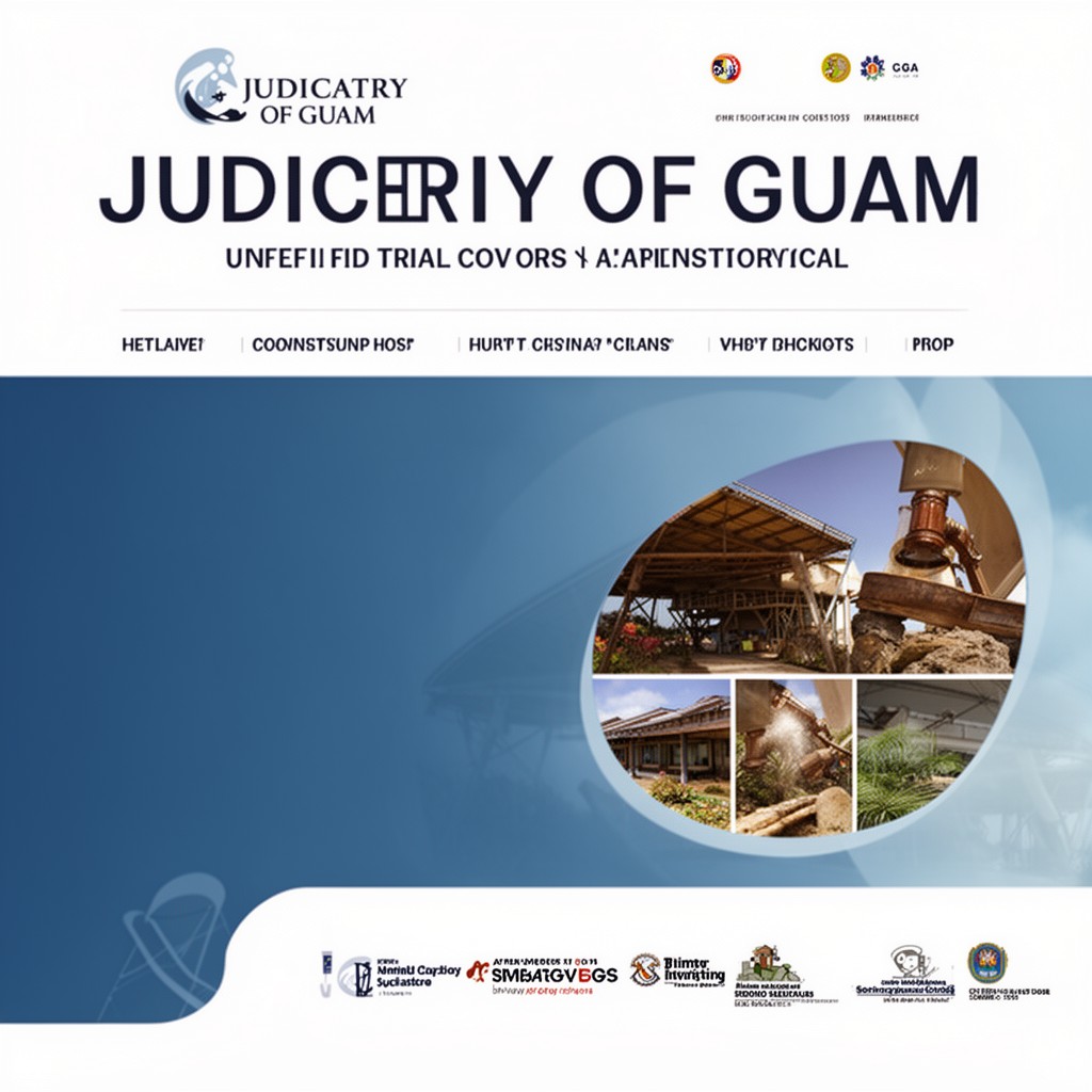 AI-generated illustration of Judiciary of Guam