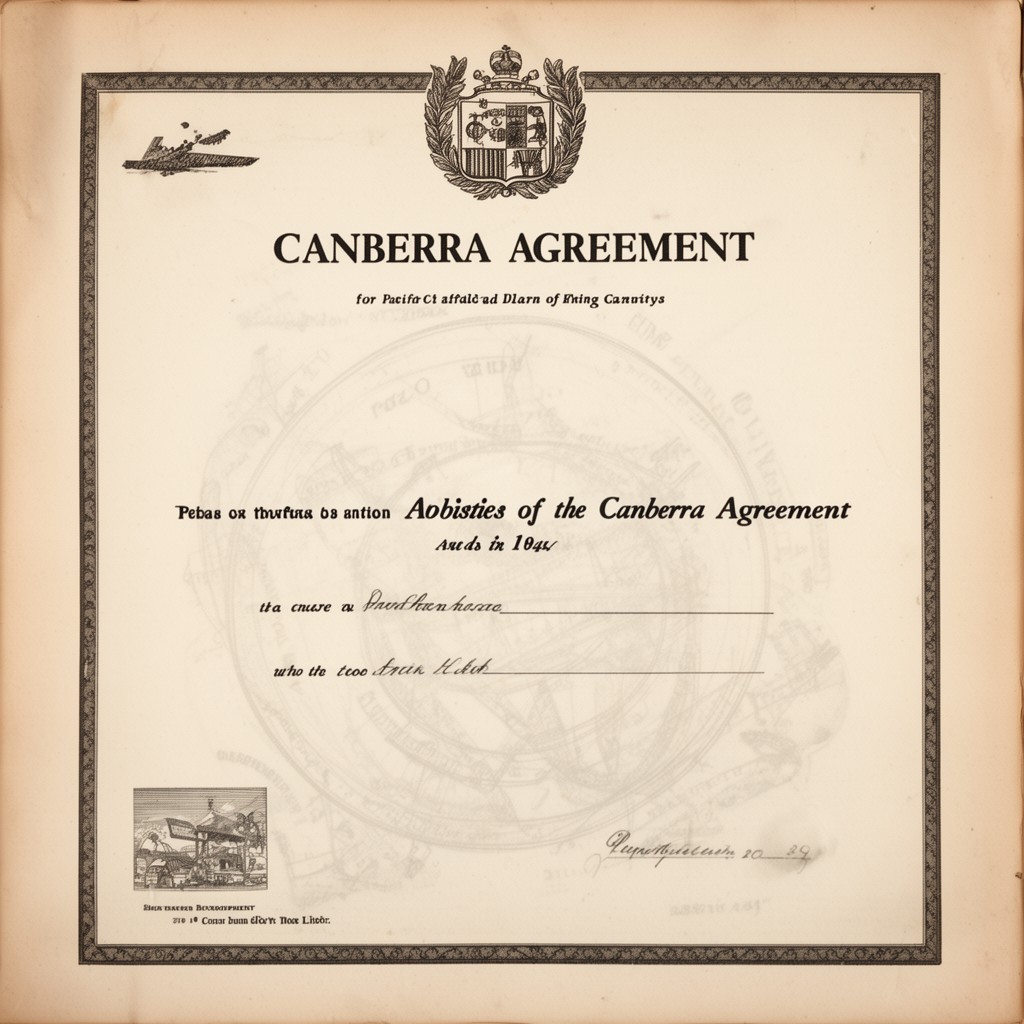 AI-generated illustration of Canberra Agreement