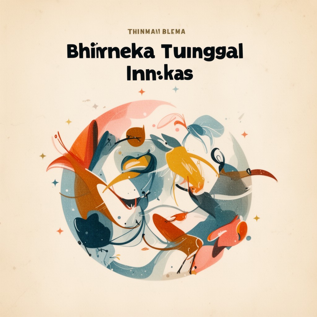 AI-generated illustration of Bhinneka Tunggal Ika