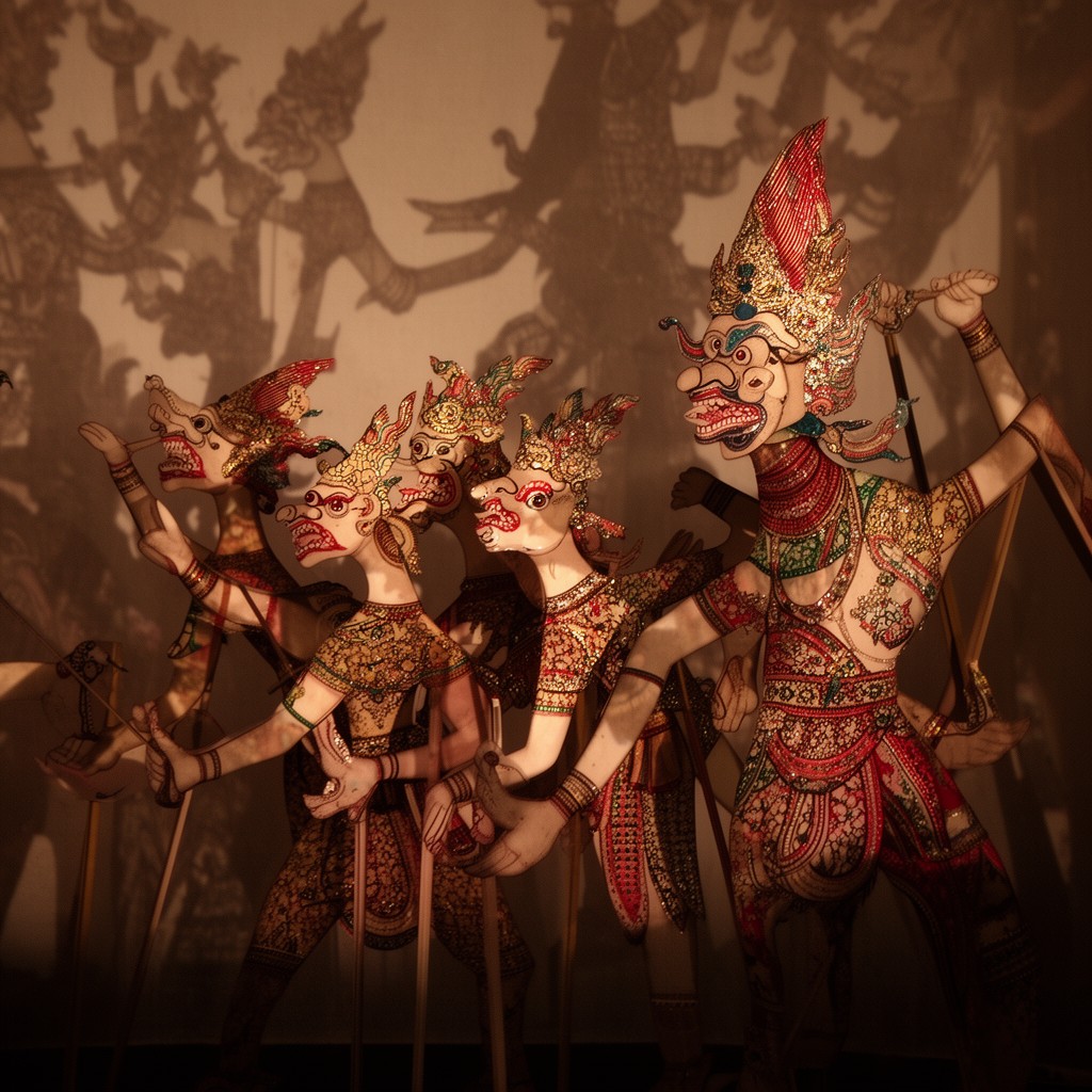 AI-generated illustration of Wayang