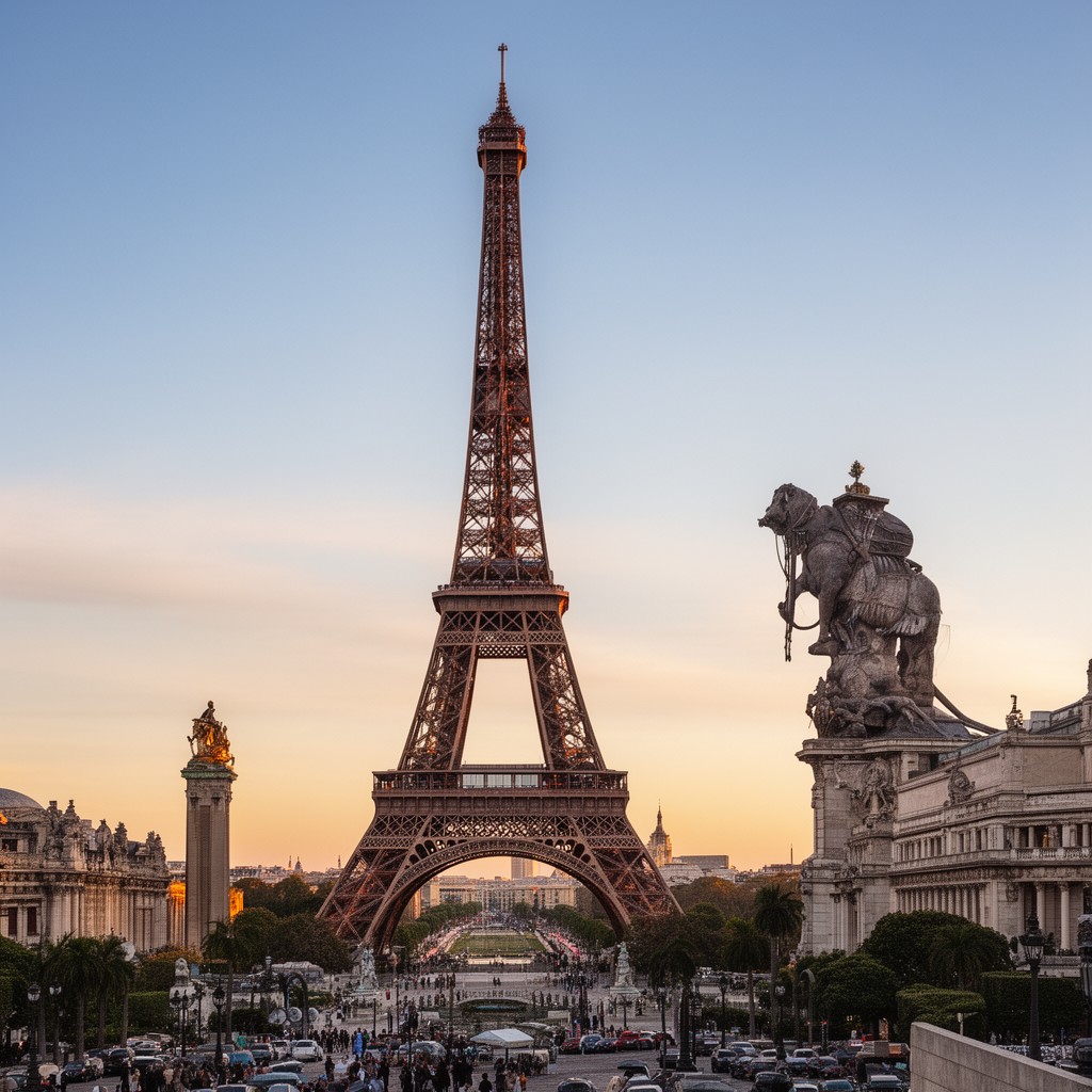 AI-generated illustration of 1889 Exposition Universelle