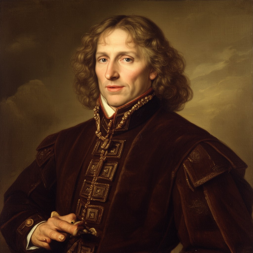 AI-generated illustration of Pico della Mirandola