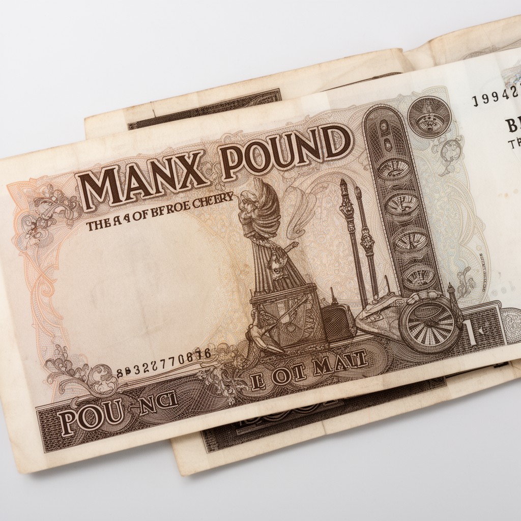 AI-generated illustration of Manx pound
