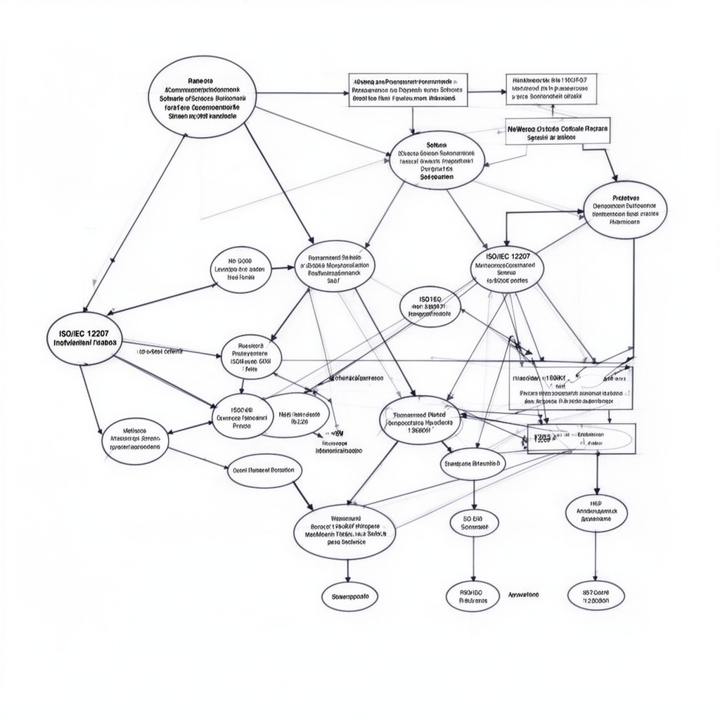 AI-generated illustration of ISO/IEC 12207