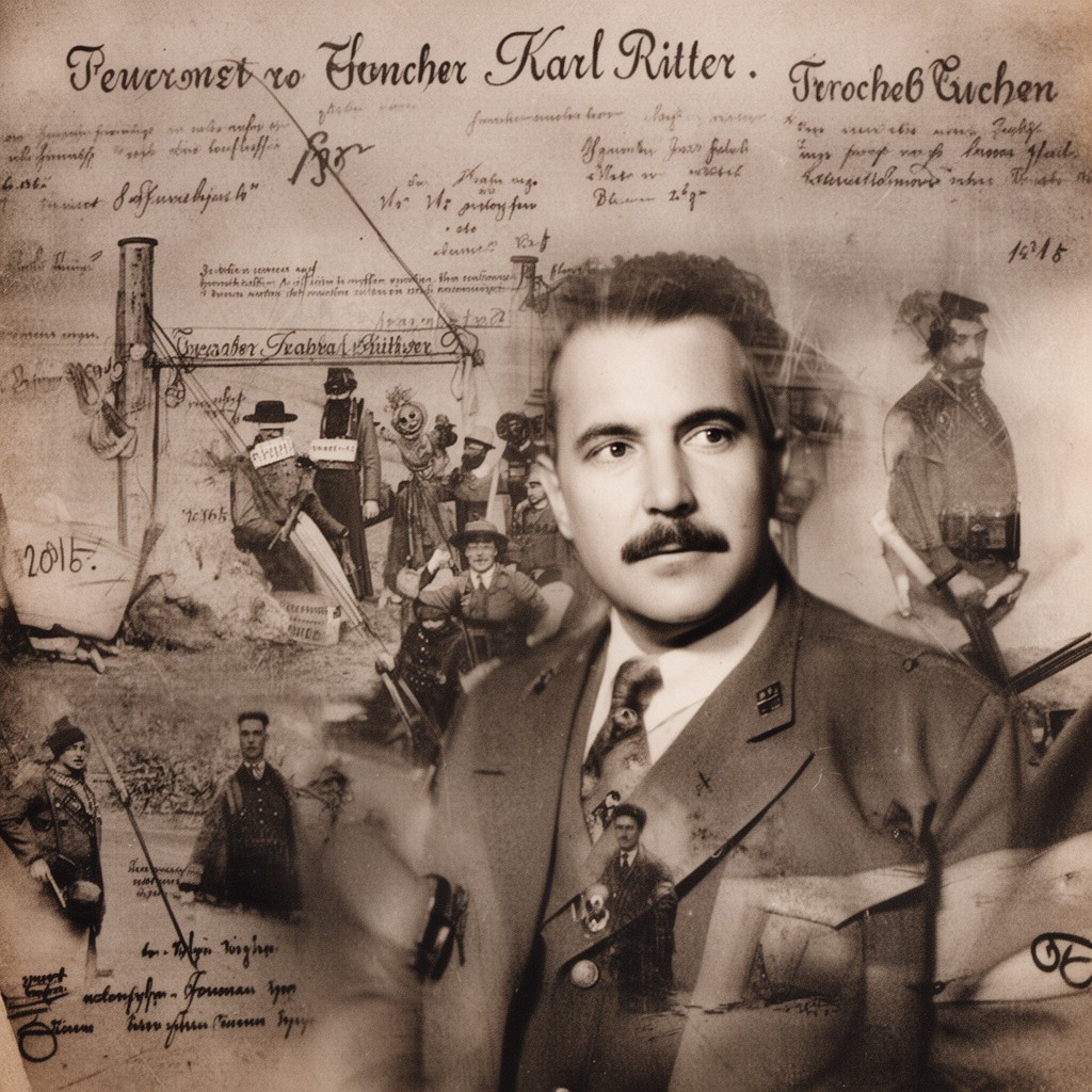 AI-generated illustration of Karl Ritter