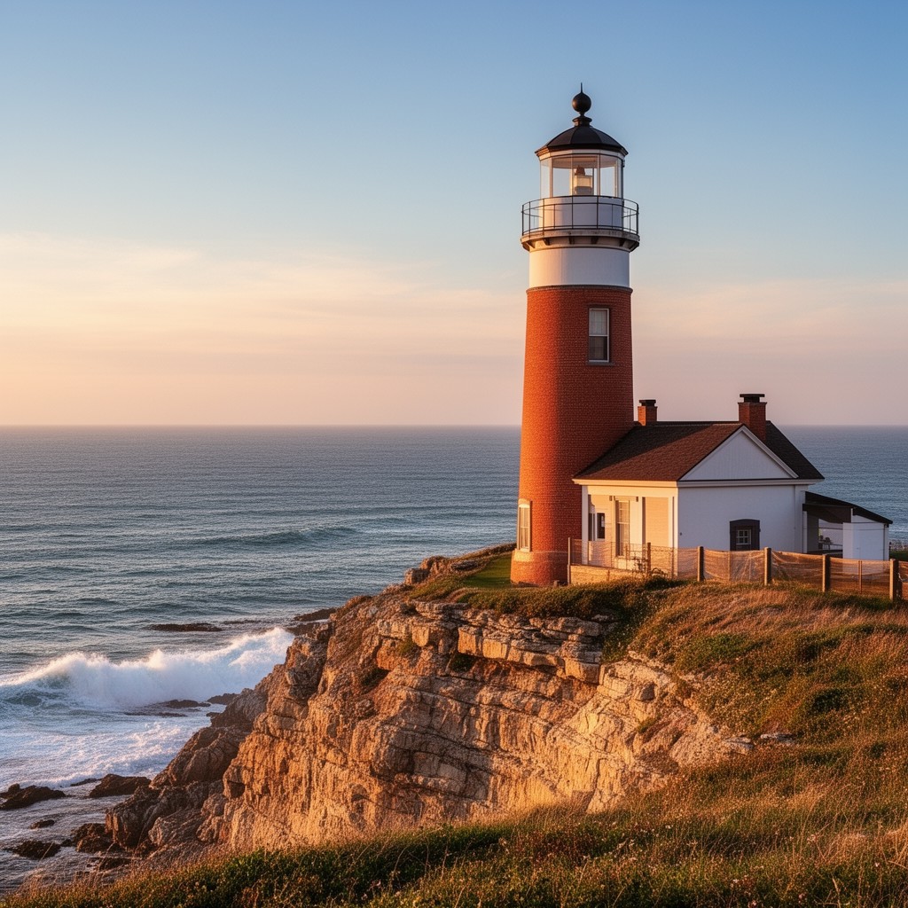 AI-generated illustration of Gay Head Light