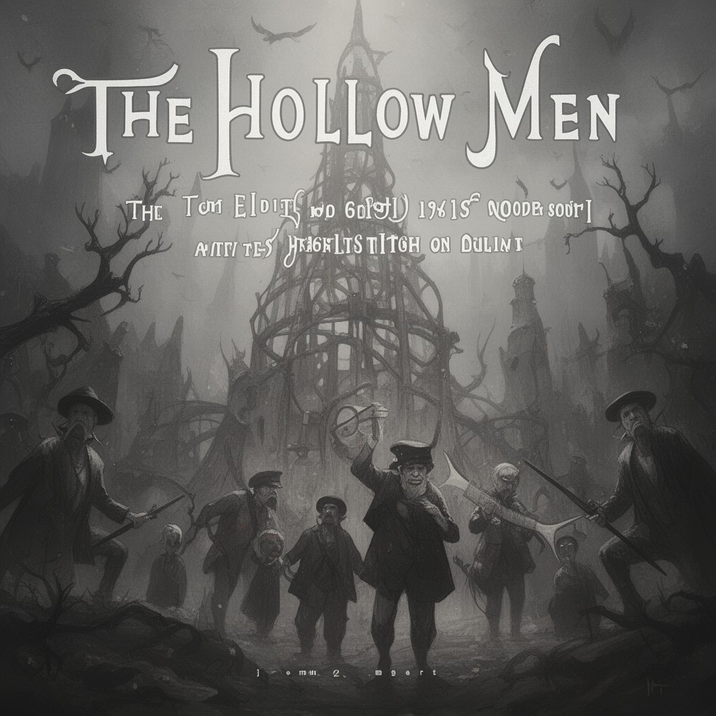 AI-generated illustration of The Hollow Men