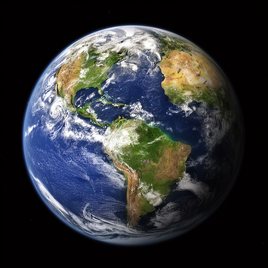 AI-generated illustration of Planet Earth