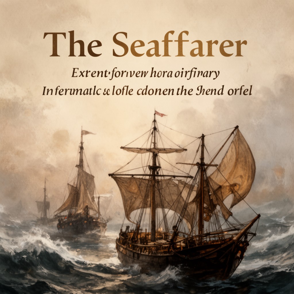 AI-generated illustration of The Seafarer
