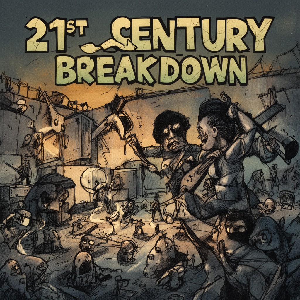 AI-generated illustration of 21st Century Breakdown