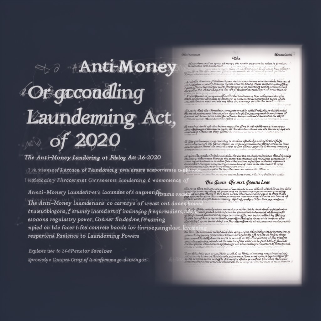 AI-generated illustration of Anti-Money Laundering Act of 2020
