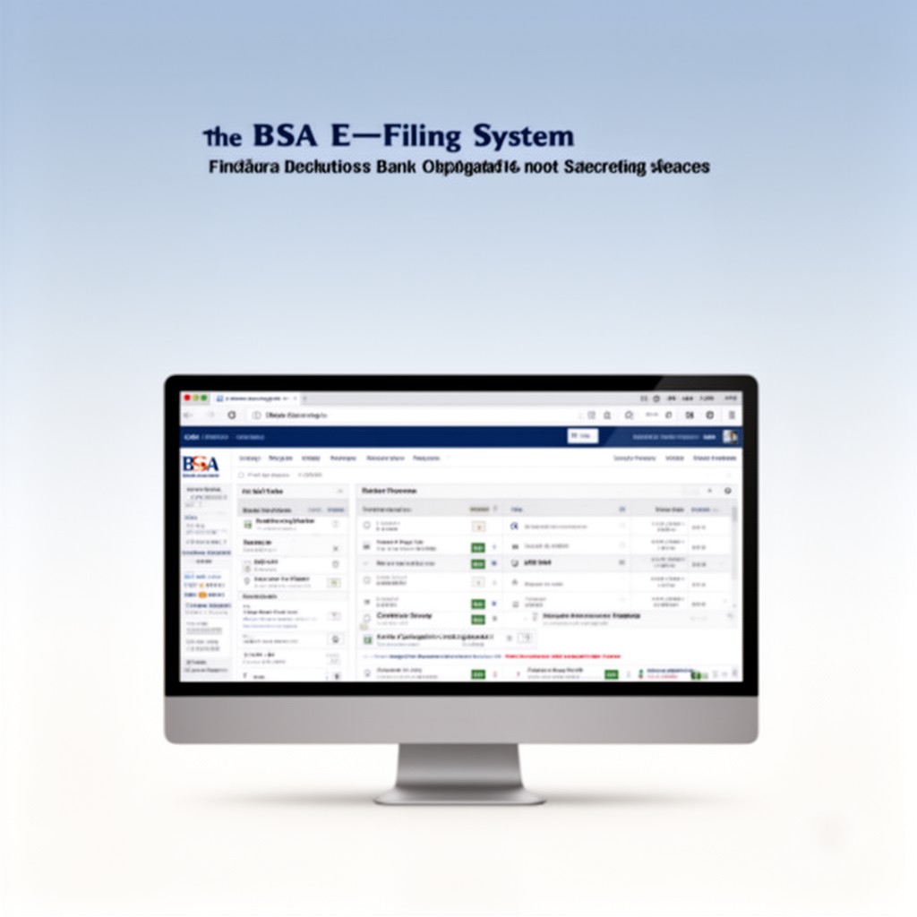 AI-generated illustration of BSA E-Filing System