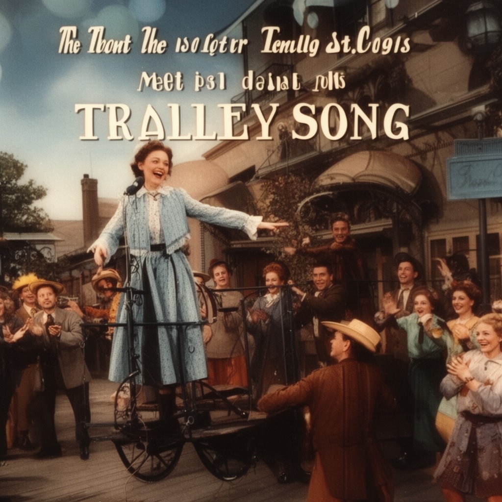 AI-generated illustration of The Trolley Song
