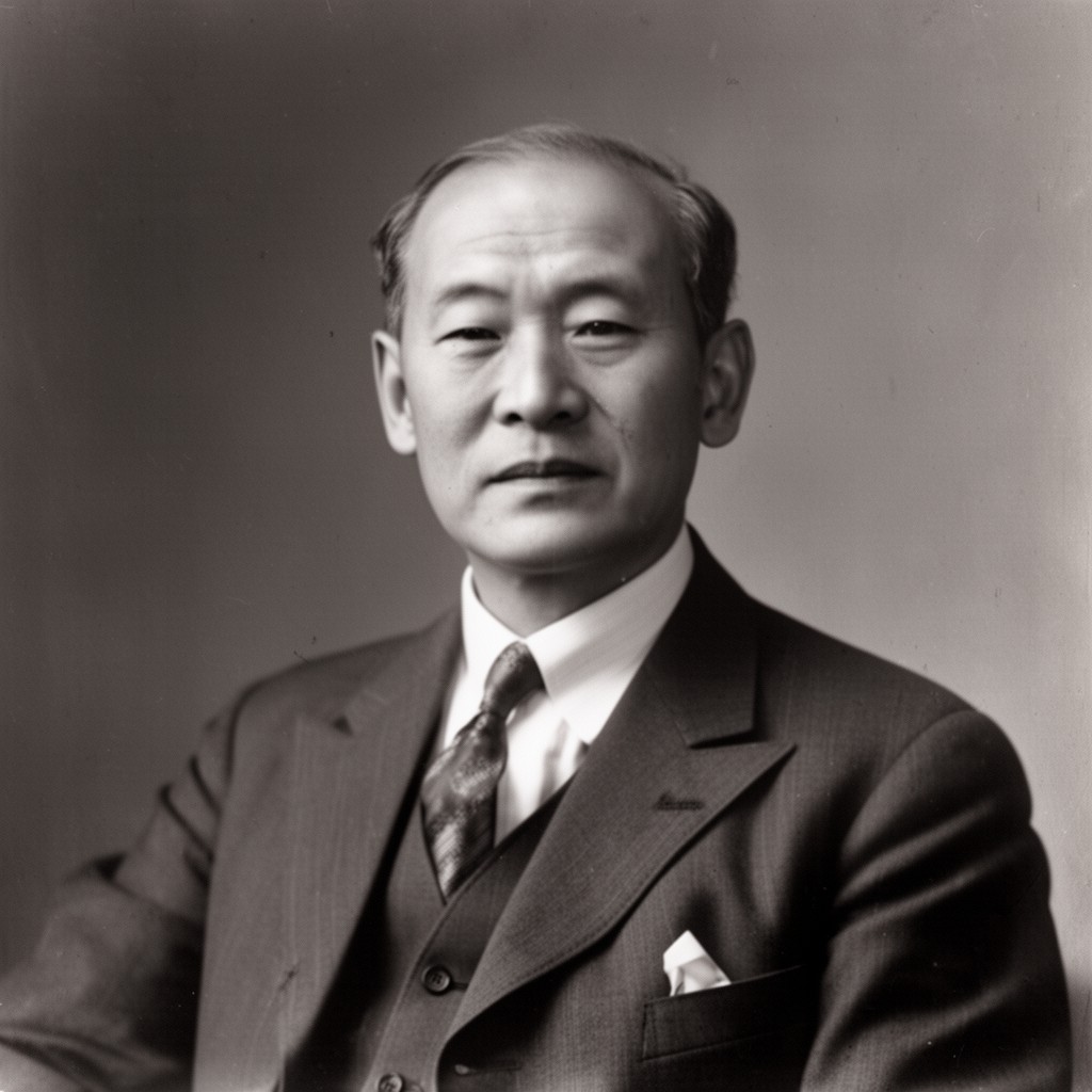 AI-generated illustration of T. V. Soong