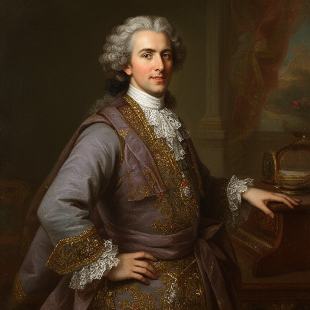 AI-generated illustration of Jean-Baptiste Lully
