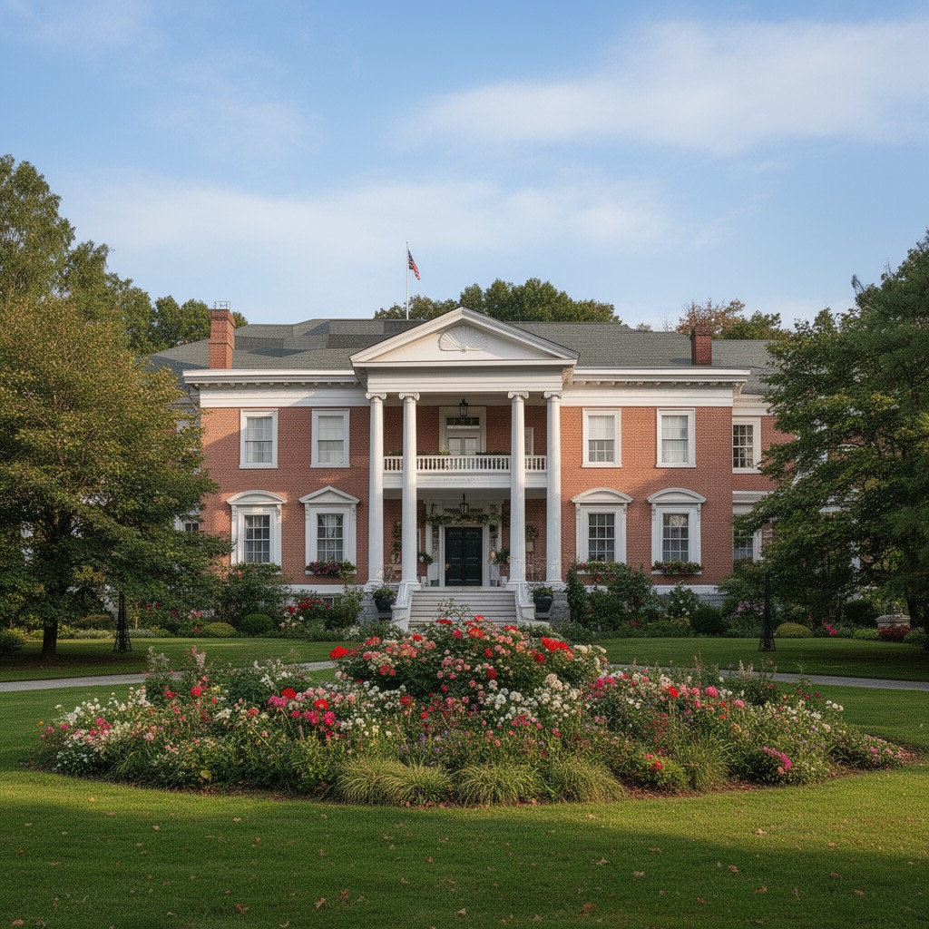 AI-generated illustration of Blaine House