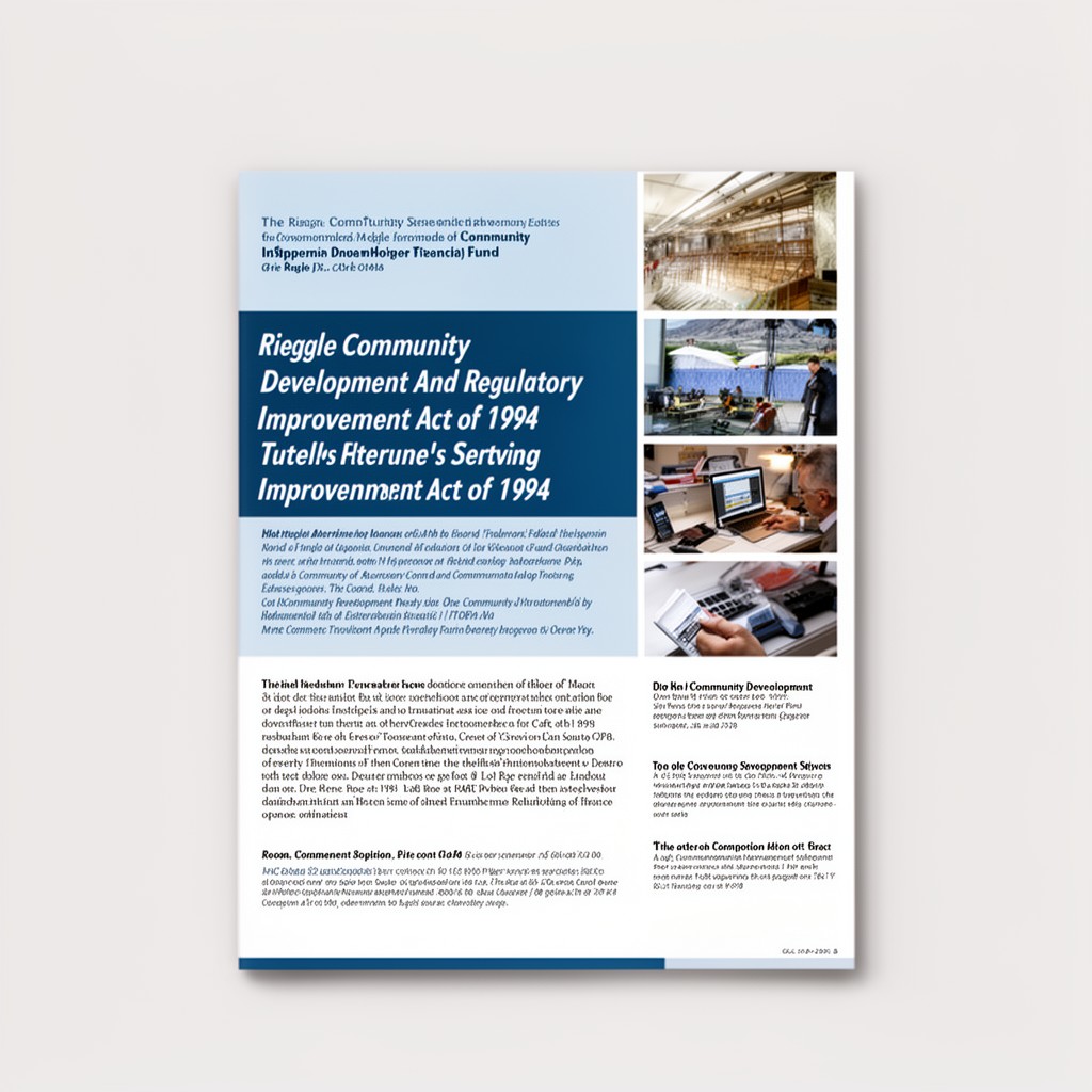 AI-generated illustration of Riegle Community Development and Regulatory Improvement Act of 1994