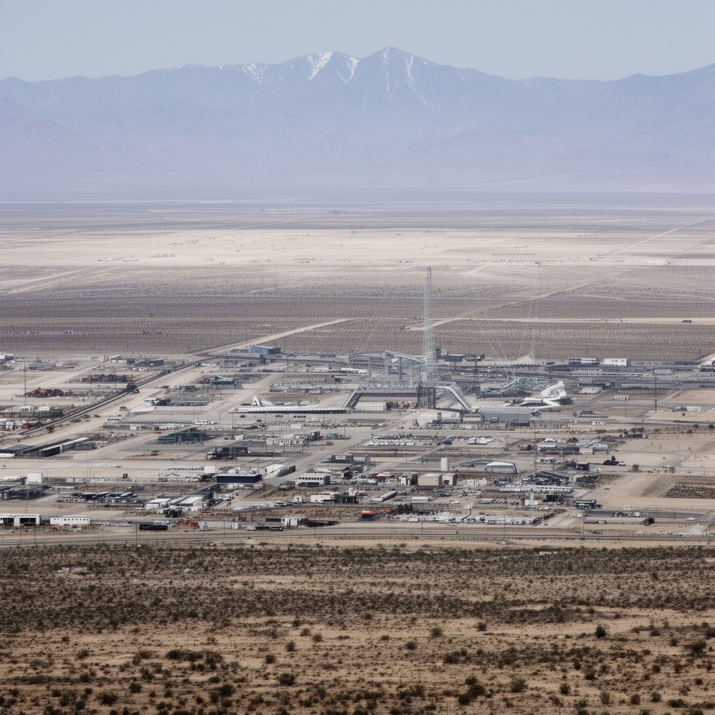 AI-generated illustration of Nevada Test and Training Range