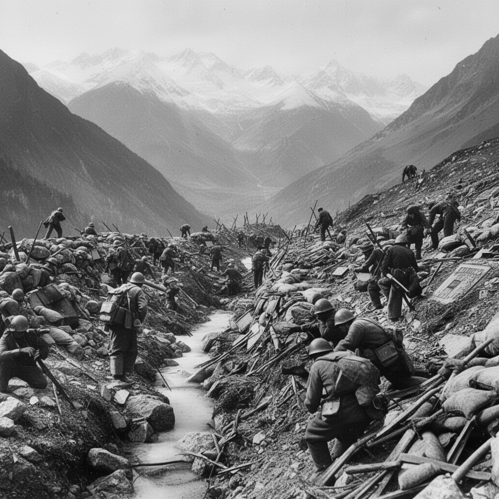 AI-generated illustration of Italian Front