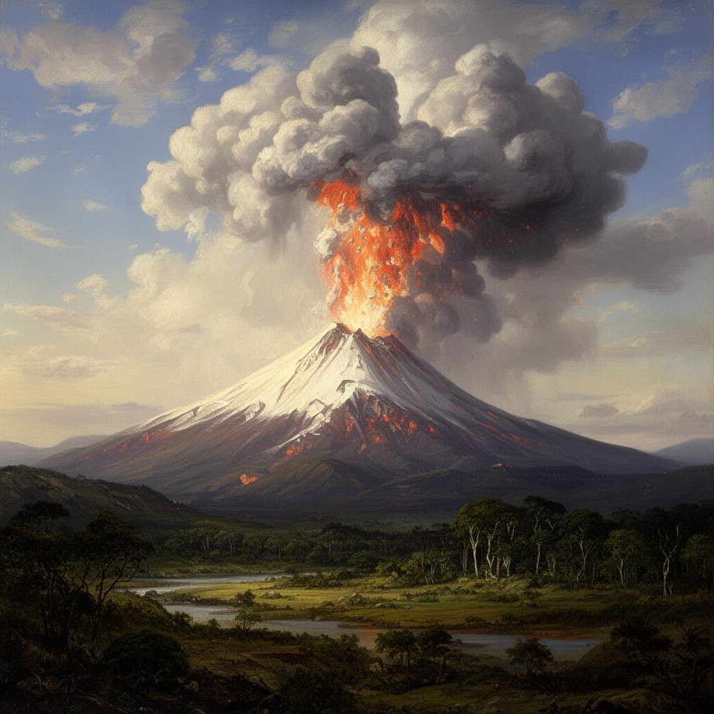 AI-generated illustration of Cotopaxi