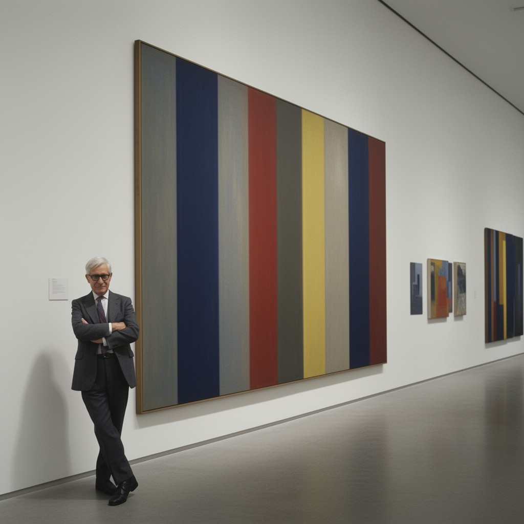 AI-generated illustration of Barnett Newman