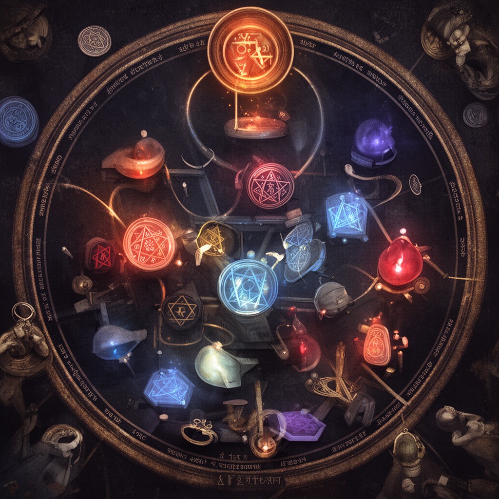 AI-generated illustration of Hermetic Qabalah