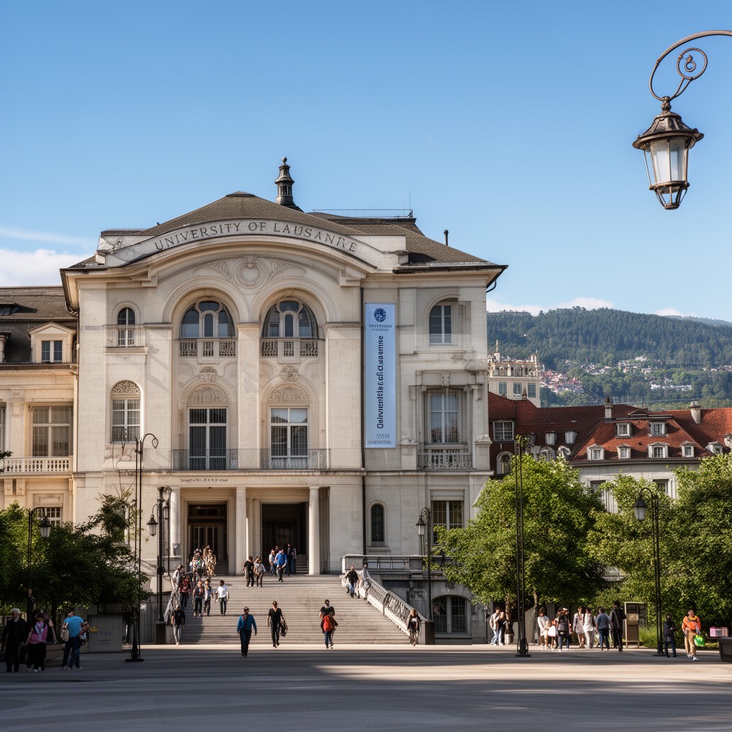 AI-generated illustration of University of Lausanne